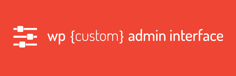 WP Custom Admin Interface